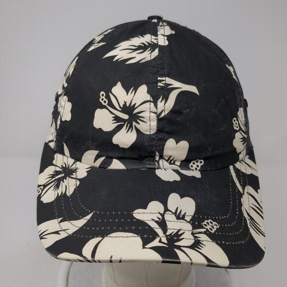 Ha Strapback Baseball Cap Multicolor One Size Adjustable Floral Print 6 Panel - Picture 2 of 9
